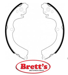 FN7747 BRAKE SHOE SET OF 2 OR 4 SHOES NiBK JNBK REAR FOR SUBARU Legacy Rear Axle Brake    Feb 89~Jun 91    1.8 L    BF3    EJ18    BrkSys:w/o A.B.S. Jun 94~Jun 96    1.8 L    BD2    EJ18    BrkSys:w/o A.B.S. Jun 94~Jun 96    1.8 L    BD3    EJ18