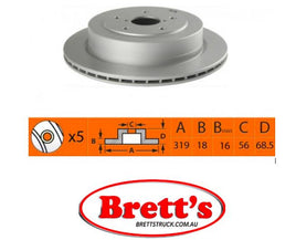 RN1528V DISC ROTOR NiBK JNBK NIBK REAR  FOR SUBARU B9 Tribeca Rear Axle Rotor    Jul 05~    3.0 L    WXE    EZ30    KW:180 Rear Axle Rotor    Jul 05~    3.6 L    WXE    EZ36    KW:188