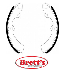 FN9910 BRAKE SHOE SET OF 2 OR 4 SHOES NiBK JNBK FRONT FOR JURID    361353J MINTEX    MFR232 MK    K9910 NBK    T910 TEXTAR    98101035904 TRW    GS8195