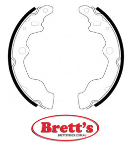 FN9920 BRAKE SHOE SET OF 2 OR 4 SHOES NiBK JNBK REAR FOR SUZUKI Fronte Jan 88~Sep 88    0.55 L    CD72S NIBK FN9920  SUZUKI    53210-52A10 5321052A10 SUZUKI    53210-84210 5321084210  AK    NN5518 JNBK    FN9920 MK    K9920 NBK    T920