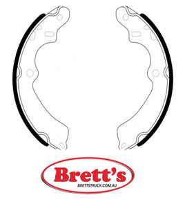 FN9923 BRAKE SHOE SET OF 2 OR 4 SHOES NiBK JNBK REAR FOR MINTEX    MFR354 MK    K9923 NBK    T923 TEXTAR    98101035804 TEXTAR    98101041104 TEXTAR    98101041304 TRW    GS6242 TRW    GS8260 TRW    GS8278