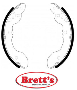 FN9937 BRAKE SHOE SET OF 2 OR 4 SHOES NiBK JNBK REAR FOR SUZUKI Sidekick Rear Axle Brake    Apr 89~Apr 96    1.6 L    SE416          SUZUKI Vitara Rear Axle Brake    Aug 88~Jun 98    1.6 L    SF416