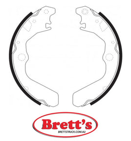 FN9952 BRAKE SHOE SET OF 2 OR 4 SHOES NiBK JNBK REAR FOR SUBARU Sambar Rear Axle Brake    Jan 99~Aug 04    0.66 L    TW2    EN07     Rear Axle Brake    Sep 04~Feb 12    0.66 L    TV1    EN07 Sep 04~Feb 12    0.66 L    TV2    EN07