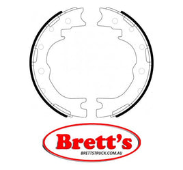 FN0015 BRAKE SHOE SET OF 2  SHOES NiBK JNBK HANDBRAKE FOR DAIHATSU Delta Parking Brake    Sep 84~May 95    2.8 L    V56        Pos:Left/Right Parking Brake    Sep 84~May 95    2.8 L    V57        Pos:Left/Right