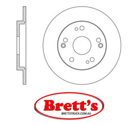 RN1599 DISC ROTOR NiBK JNBK NIBK REAR  FOR NIBK RN1599 HONDA    42510-TV0-E00 HONDA    42510-TV0-E01