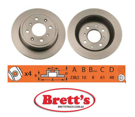 RN1047 DISC ROTOR NiBK JNBK NIBK REAR FOR HONDA Concerto Rear Axle Rotor    Oct 89~Oct 96    1.4 L    HW        Pos:Left/Right  Oct 89~Oct 96    1.5 L    HW        Pos:Left/Right  Jun 88~Sep 92    1.6 L    MA2    ZC    Pos:Left/RighT