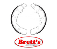 FN0030 BRAKE SHOE SET OF 4 SHOES NiBK JNBK REAR  FOR DAIHATSU    04495-87705-000 DAIHATSU    04495-87710-000 DAIHATSU    04495-97217 DAIHATSU    04495-B2140 DAIHATSU    04495-B2360 HONDA    43153-S1F-004