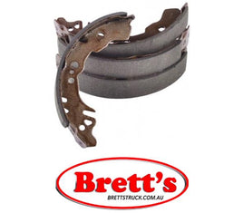 FN0042 BRAKE SHOE SET OF 4 SHOES NiBK JNBK REAR FOR  DAIHATSU Move Rear Axle Brake    Oct 02~Oct 06    0.66 L    L150S    EF-###    BrkSys:A.B.S. Rear Axle Brake    Oct 02~Oct 06    0.66 L    L152S