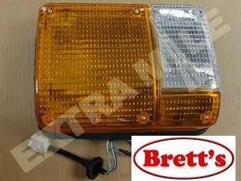 15420.066 LEFT HAND LH FRONT BLINKER ASSY ASSEMBLY CWA CGA CGA45 NISSAN UDCKA45 1983-1989 UDCWA45 1/1980-1/1988 UDCWA70 1983-1989 UDCGA45 1984-1988 4R0712