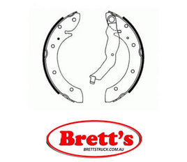 FN0535 BRAKE SHOE SET OF 4 SHOES NiBK JNBK REAR FOR BMW    3421-1160-504 BMW    3421-9067-127