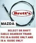 ZZZ 12230.501 SELECT CABLE MAZDA FORD TRADER T4600 1995-2000  WG10-46-520B WG1046520B WG1046520 WG10-46-520 T4600 1995-2000 4.6 4.6LTR 4.6L TM