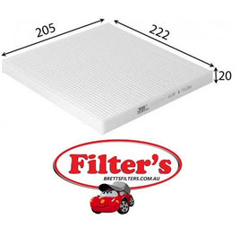 AC0194 CABIN AIR FILTER GREAT WALL STEED NBP  10/2016- On 4 Door 2L 2.0 litre  DIESEL  GW4D20 I4 16v DOHC Turbo CRD  110KW