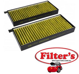 BIO AC14002BSET Cabin Air Filter Biofunctional AC14002 AC14002SET AC14002C O2CLEAN CABIN AIR FILTER CA89080S CA-89080-S CAC89080S CAC-89080-S CAV89080S CAV-89080S  SAKURA