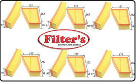 A0518X6 A0518 AIR FILTER 6 PACK PAK A31006 FOR  MERCEDES FILTRON    AP 035/5  WA5349 A1875 RYCO FRAM    CA11411   PA7755 MANN    C 27 004 C27004  MERCEDES    270 094 00 04 MERCEDES    A 270 0