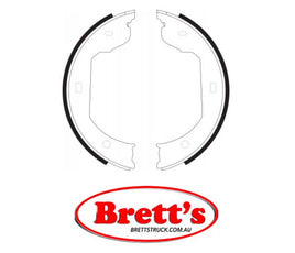 FN0589 BRAKE SHOE SET OF 4 SHOES NiBK JNBK HANDBRAKE Parking Brake FOR BMW    34 41 1 165 546 BMW    34 41 1 165 962 BMW    34 41 6 756 538 BMW    34 41 6 761 293 BMW    34 41 6 780 041 BMW    34 41 6 790 186 VAG    7L6 698 525