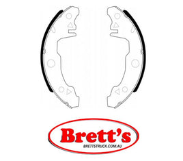 FN0603 BRAKE SHOE SET OF 4 SHOES NiBK JNBK  REAR FOR CITROEN    5501420 DACIA    8455458161 PEUGEOT    423840 RENAULT    77 01 201 13 RENAULT    77 01 201 55 RENAULT    7701-202-55 RENAULT    7701-458-74
