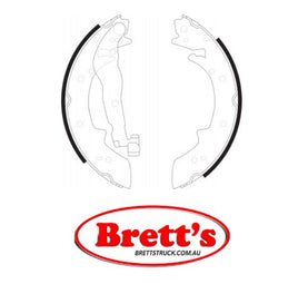FN0608 BRAKE SHOE SET OF 4 SHOES NiBK JNBK REAR FOR PEUGEOT    423804 PEUGEOT    423805 PEUGEOT    423886 PEUGEOT    424115 PEUGEOT    424156 RENAULT    7701-458-15 TALBOT    0017591600 TALBOT    17489500