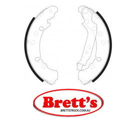 FN0622 BRAKE SHOE SET OF 4 SHOES NiBK JNBK  REAR FOR TOYOTA Yaris Rear Axle Brake    Aug 05~Aug 11    1.0 L    KSP90L    1KR-FE    KW:50 Rear Axle Brake    Nov 05~Nov 08    1.3 L    SCP90R    2SZ-FE