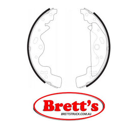 FN0628 BRAKE SHOE SET OF  4 SHOES NiBK JNBK  REAR FOR LAND ROVER    SFS000030