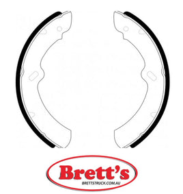 FN0016 FRONT REAR BRAKE SHOE  SET OF 4 SHOES NiBK JNBK  BENDIX AUSBS1544 DAIHATSU04494-87307-000 DAIHATSU0449487310000 0449487315000  04496-87307-000 47410-87310-000 FiTFT6002 ISUZU8-97010-554-0  NISSAND106M-06D25 PROTEXN1544 SBBS26016