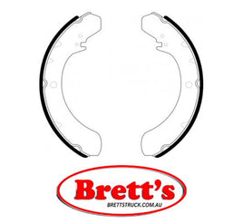 FN0017 BRAKE SHOE SET OF 2 OR 4 SHOES NiBK JNBK FRONT REAR HANDBRAKE FOR DAIHATSU    04494 87601 000 DAIHATSU    04494-87601 DAIHATSU    04494-87602 DAIHATSU    0449487604