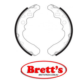 FN0027 BRAKE SHOE SET OF 4 SHOES NiBK JNBK  REAR FOR DAIHATSU Mira Mar 89~Mar 90    0.55 L    L70V    EB Mar 90~Sep 94    0.66 L    L200S    EF-### Aug 94~Sep 98    0.66 L    L500V    EF-### Aug 94~Dec 94    0.66 L    L502S    JB-##