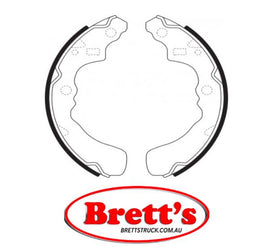 FN0028 BRAKE SHOE SET OF 4 SHOES NiBK JNBK REAR FOR DAIHATSU Hijet Truck Rear Axle Brake    Apr 90~Jan 94    0.66 L    S82P    EF Apr 90~Jan 94    0.66 L    S83C    EF     Rear Axle Brake    Apr 90~Jan 94    0.66 L    S83P    EF