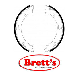FN0639 BRAKE SHOE SET OF 4 SHOES NiBK JNBK  HANDBRAKE Parking Brake FOR INFINITI QX56 Parking Brake    Jan 07~May 10    5.6 L    JA60    VK56DE    KW:227  NISSAN Armada (USA) Parking Brake    Aug 03~Sep 12    5.6 L    TA60    VK56DE
