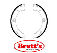 FN0639 BRAKE SHOE SET OF 4 SHOES NiBK JNBK  HANDBRAKE Parking Brake FOR NISSAN    440607S020 NISSAN    44060ZE00A