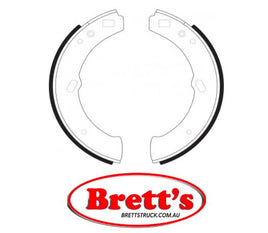 FN1100 BRAKE SHOE SET OF 4 SHOES NiBK JNBK FRONT REAR   FOR NISSAN    41060-76000 NISSAN    41060-76025 PATROL G60 1973-1980 4.0L