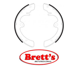 FN1105 BRAKE SHOE SET OF 4 SHOES NiBK JNBK  REAR  FOR NISSAN    44060-28000 NISSAN    44060-28025 NISSAN    44060-36700 NISSAN    44060-36725 NISSAN    44060-B3000 NISSAN    44060-B3025 NISSAN    44060-B8600