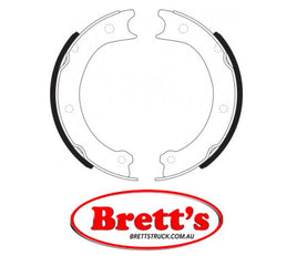 FN1135 BRAKE SHOE SET OF 2 SHOES NiBK JNBK REAR  FOR NISSAN Atlas/Condor Parking Brake    Nov 86~Jun 90    2.7 L    AH40    TD27     Parking Brake    May 89~Oct 91    3.0 L    JGH40    BD30