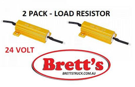 LEDLR24/2 24/2 24V LOAD RESISTOR 2 PACK LR24 24VOLT LED L.E.D LOAD RESISTOR 90036 90036BL LEDLR24 The Dummy Load resistor is designed to be used on vehicles that have electronic components that are not LED compatible