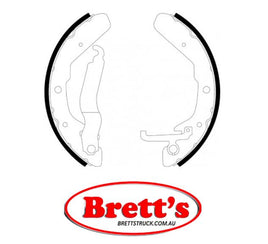 FN0538  BRAKE SHOE SET OF 4 SHOES NiBK JNBK  REAR FOR Rear Axle Brake    Aug 95~Apr 97    1.9 L    7DK    ABL     Rear Axle Brake    Aug 95~Apr 96    2.4 L    70B    AAB Aug 95~Apr 96    2.4 L    70J    AAB