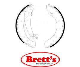 FN0546 BRAKE SHOE SET OF 4 SHOES NiBK JNBK REAR  FOR PEUGEOT Boxer Rear Axle Brake    Feb 94~Nov 01    2.5 L    232    DJ5T     Rear Axle Brake    Feb 94~Nov 01    2.5 L    232    DJ5TED Feb 94~Nov 01    2.5 L    233    8140.67