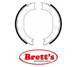 FN0572 BRAKE SHOE SET OF 4 SHOES NiBK JNBK FRONT Parking Brake FOR MERCEDES-BENZ Sprinter : 208 D Apr 00~May 06    2.2 L    902    OM 611.987 Dec 94~Dec 99    2.3 L    901    OM 601.943 Oct 96~Jun 00    2.3 L    902    OM 601.943