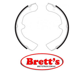 FN1153 BRAKE SHOE SET OF 4 SHOES NiBK JNBK FRONT REAR HANDBRAKE Parking Brake FOR NISSAN    41060-G2525 NISSAN    D1060-G2500 NISSAN    D1060-G2525  NISSAN    41060G2525 NISSAN    D1060G2500
