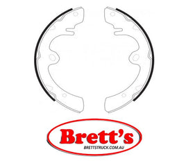 FN1158 BRAKE SHOE SET OF  4 SHOES NiBK JNBK  REAR FOR NISSAN    44030-01W00 NISSAN    44060-05W25 NISSAN    44060-1W25 NISSAN    44060-41W25