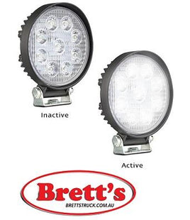 LED8312BM  12/24V 12V 24V LED WORK LAMP LIGHT  The work lamp is IP67 rated and features 4 powerful 3 watt LEDs combined with a complex shape chrome reflector to provide the ultimate in performance LWL8312 LWL8312BM LEDLWL8312 LED84Z