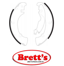 FN0594 BRAKE SHOE SET OF 4 SHOES NiBK JNBK HANDBRAKE Parking Brake FOR PEUGEOT 806 Parking Brake    Dec 94~May 00    1.9 L    221DA2    XUD9TE     Parking Brake    Dec 94~May 00    1.9 L    221DH2    XUD9TE