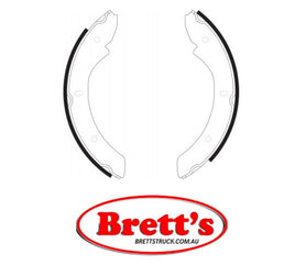 FN0605 BRAKE SHOE SET OF 4 SHOES NiBK JNBK  HANDBRAKE Parking Brake FOR LAND ROVER Range Rover Parking Brake    Sep 91~Apr 94    4.3 L        40D