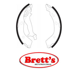 FN0610 BRAKE SHOE SET OF 4 SHOES NiBK JNBK REAR FOR HYUNDAI Getz Rear Axle Brake    Jul 02~    1.1 L    BU51    G4HD     Rear Axle Brake    Aug 02~Jan 04    1.3 L    BT31    G4EA Aug 02~Jan 04    1.3 L    BT51    G4EA
