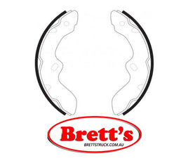 FN1202 BRAKE SHOE SET OF 4 SHOES NiBK JNBK REAR FOR NISSAN Atlas Rear Axle Brake    Oct 91~Oct 93    3.0 L    DW2S41    BD30     Rear Axle Brake    Oct 91~Oct 93    3.0 L    SW2S41    BD30