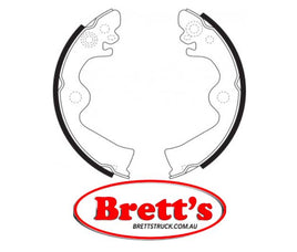 FN1204 BRAKE SHOE SET OF  4 SHOES NiBK JNBK  REAR  FOR NISSAN Cube Rear Axle Brake    Jan 98~Nov 99    1.3 L    Z10    CG13DE     Rear Axle Brake    Nov 99~Oct 02    1.3 L    AZ10    CGA3DE