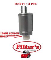 FS8011 FUEL FILTER SSANGYONG REXTON RX270 2.7L 2004-  &  SSANGYONG MUSSO 2.9L XD 7/2004- CHECK