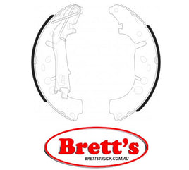FN0624 BRAKE SHOE SET OF  SHOES NiBK JNBK REAR  FOR OPEL Corsa D Rear Axle Brake    Sep 06~    1.0 L        Z10XEP    KW:44 May 06~Nov 14    1.2 L    S07    Z12XEP Sep 06~    1.3 L        Z13DTH    KW:66 May 06~Nov 14    1.4 L    S07    A14XER