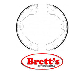 FN0638 BRAKE SHOE SET OF  4 SHOES NiBK JNBK HANDBRAKE FOR LAND ROVER Range Rover Sport Nov 09~Jan 13  4.2 L LS KW:291  MERCEDES-BENZ GL-Class : GL 320 Mar 06~    3.0 L    X164    OM 642.940  MERCEDES-BENZ GL-Class : GL 450 Mar 06~May 12 4.7 L    X164