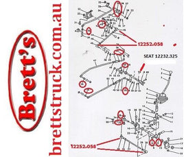 SPEC 12232.398 GEAR LINKAGE KIT BUSH SET OVERHAUL YOUR SLOPPY GEARSHIFT  MITSUBISHI CANTER  FE211 FE214 1981-1986 4D30 4D31 LINK GEAR