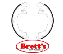 FN2220 BRAKE SHOE SET OF 4 SHOES NiBK JNBK REAR  FOR DAIHATSU    04495-22081-000 DAIHATSU    04495-22090-000 DAIHATSU    04497-12050-000 TOYOTA    04495-20050 TOYOTA    04495-22040