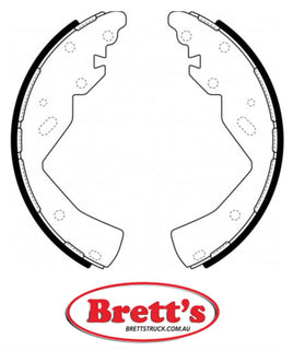 FN0713 BRAKE SHOE SET OF 2 OR 4 SHOES NiBK JNBK REAR Parking Brake FOR NISSAN Navara Jan 15~    2.5 L    D23    YD25DDT NISSAN NP300 Jun 14~    2.3 L    D23T    M9T NISSAN    D4060-4JA0A D40604JA0A NISSAN    D4060-4KH0A D40604KH0A
